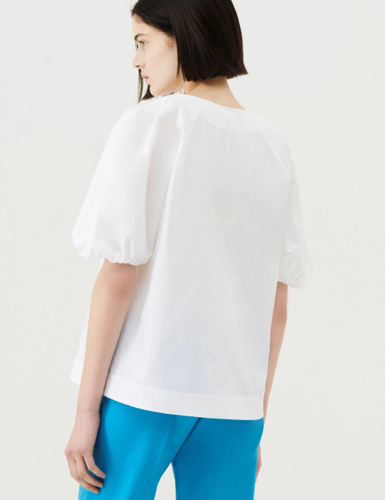 Blusa in popeline Marella Outlet