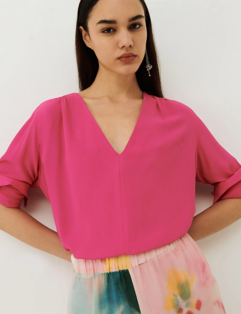 Marella Outlet Online Blusa in cr&#234;pe