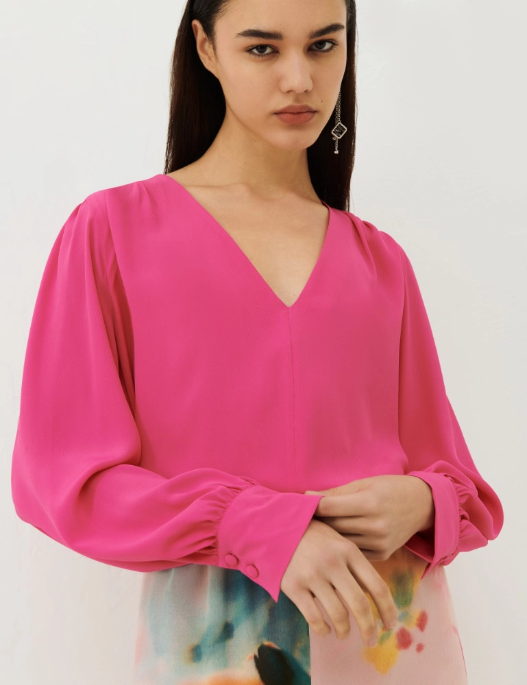 Marella Outlet Online Blusa in cr&#234;pe